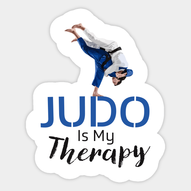 Judo Is My Therapy Sticker by younes.zahrane